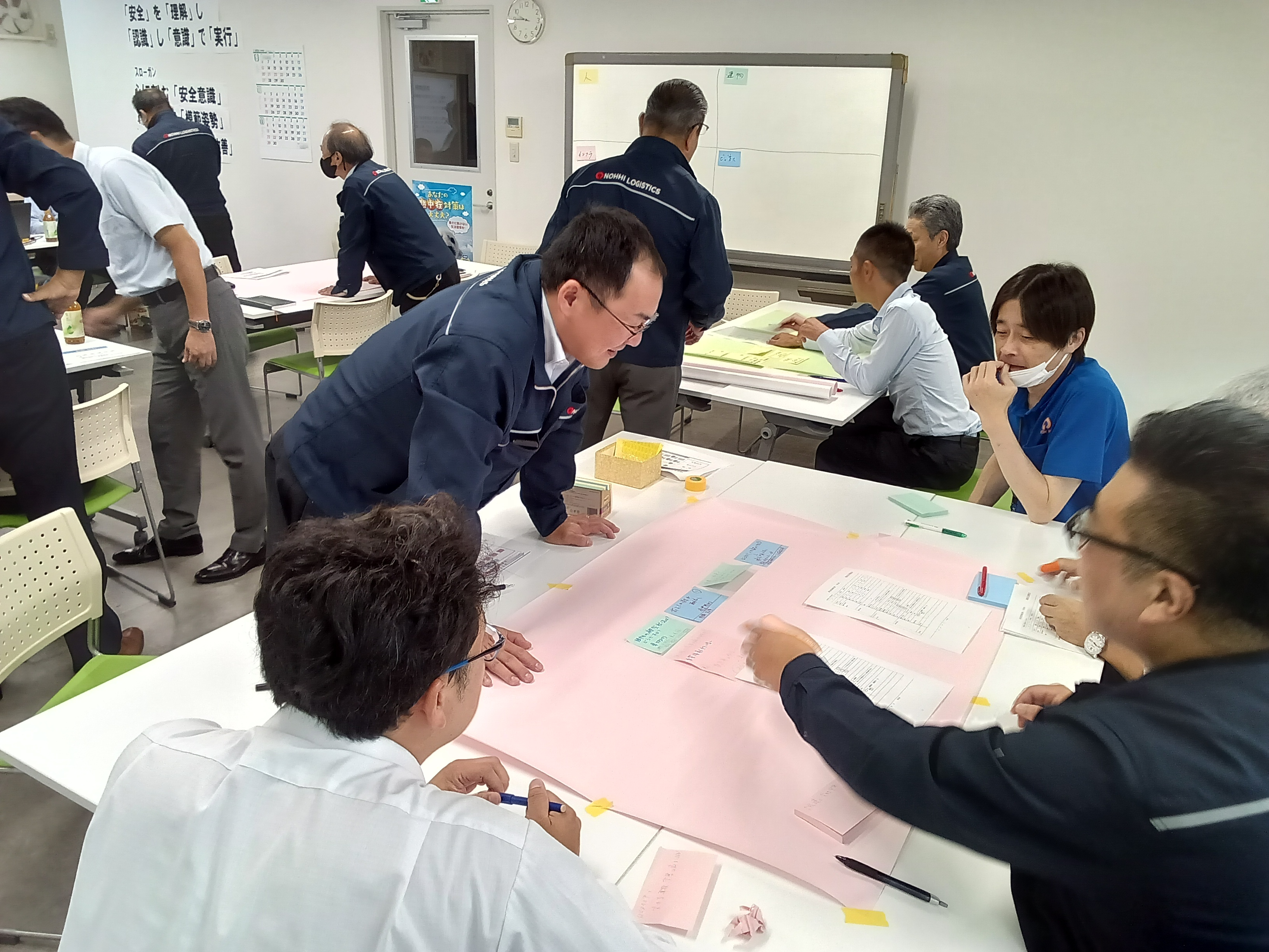 BCP大規模地震　～被災状況を取り纏め、ワークシートへ書き出し～